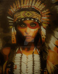 Painting by numbersset: Native American Women