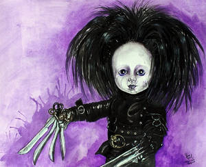 Edward Scissorhands based on Living Dead Dolls