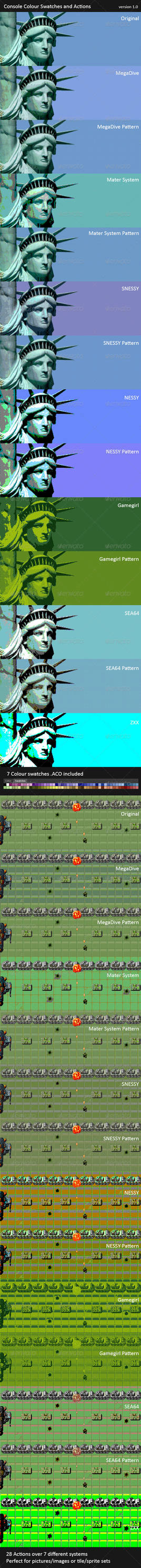 Console Colour Swatches and Actions by lickmystyle on DeviantArt