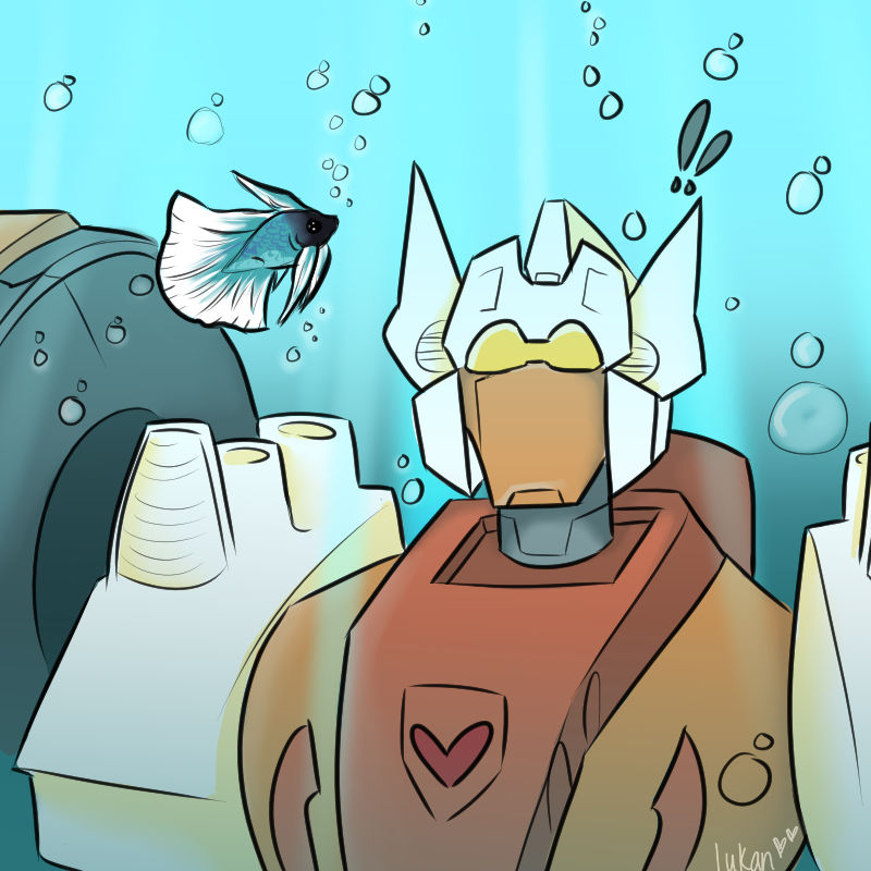 Transformer and a Fish by energon-goodies on DeviantArt