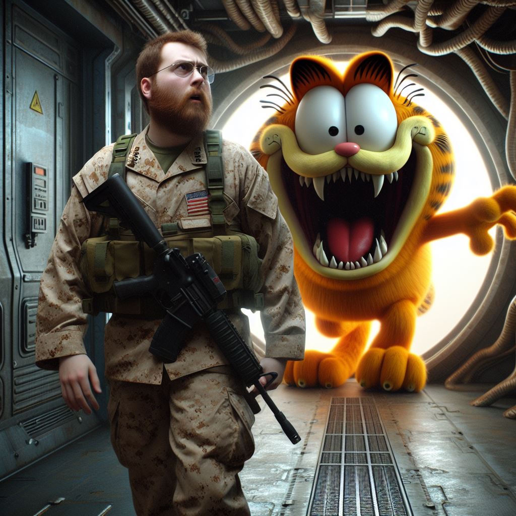 Garfield Attacking Evil Garfield by Asianguy1 on DeviantArt
