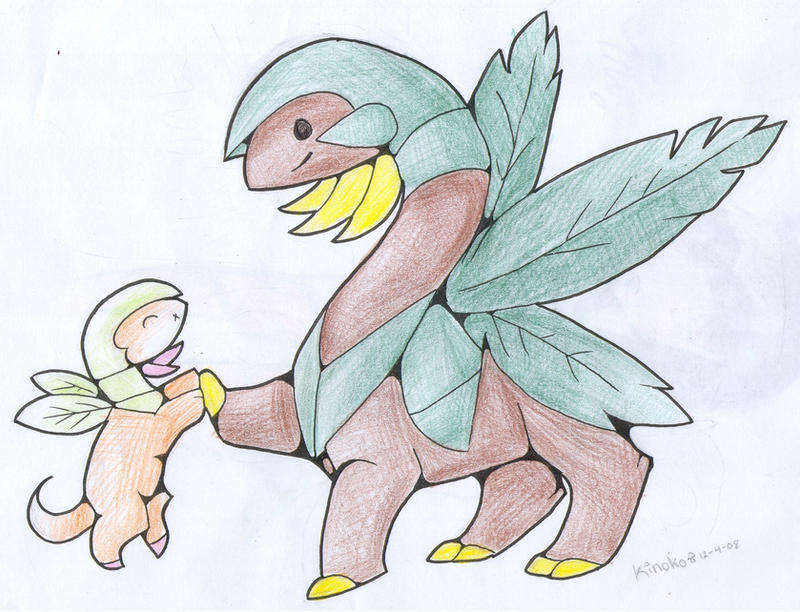 ...and baby tropius