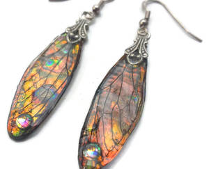 Enchanted Wood Fairy Wing Earrings