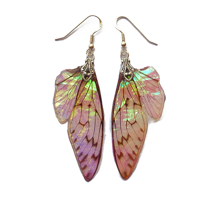 Lotus Fairy Wing Earrings