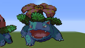 Minecraft Pixel Art - Venusaur #003