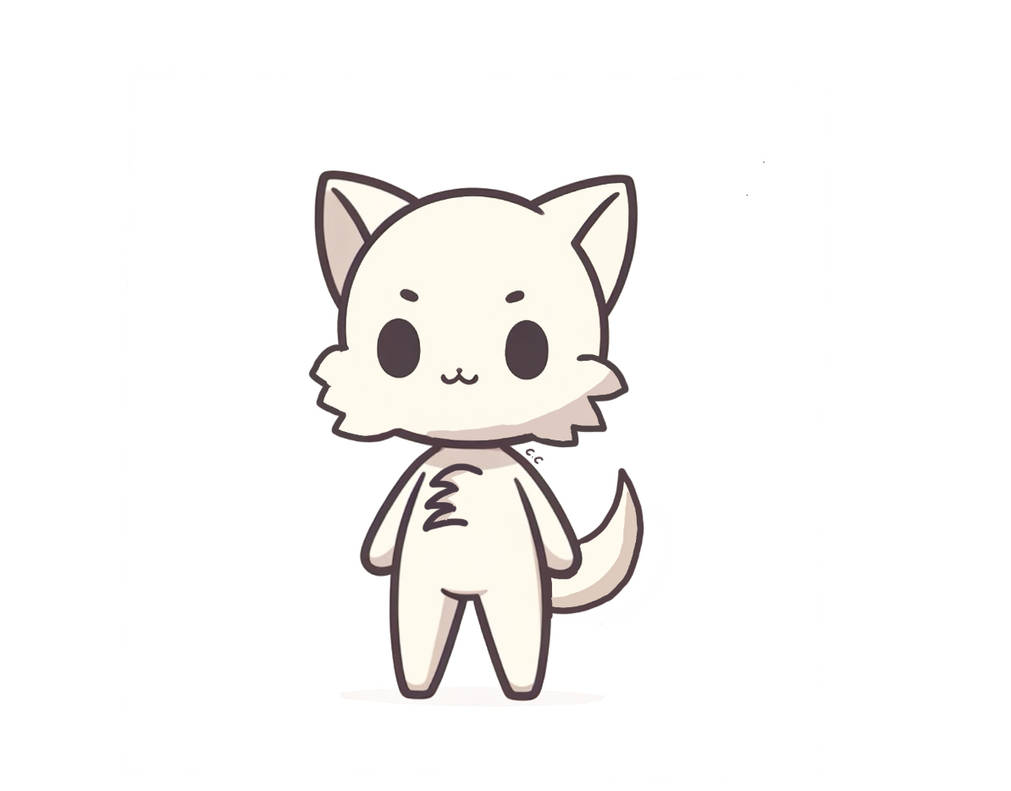Cute Chibi Longhair Furry Cat Base by CoinyCat on DeviantArt