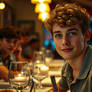 Eating out with friends