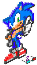 Sonic Isometric Projection