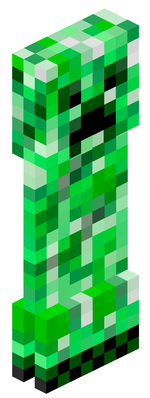 Creeper Isometric Projection by ZushidotomoThe3DHero on DeviantArt