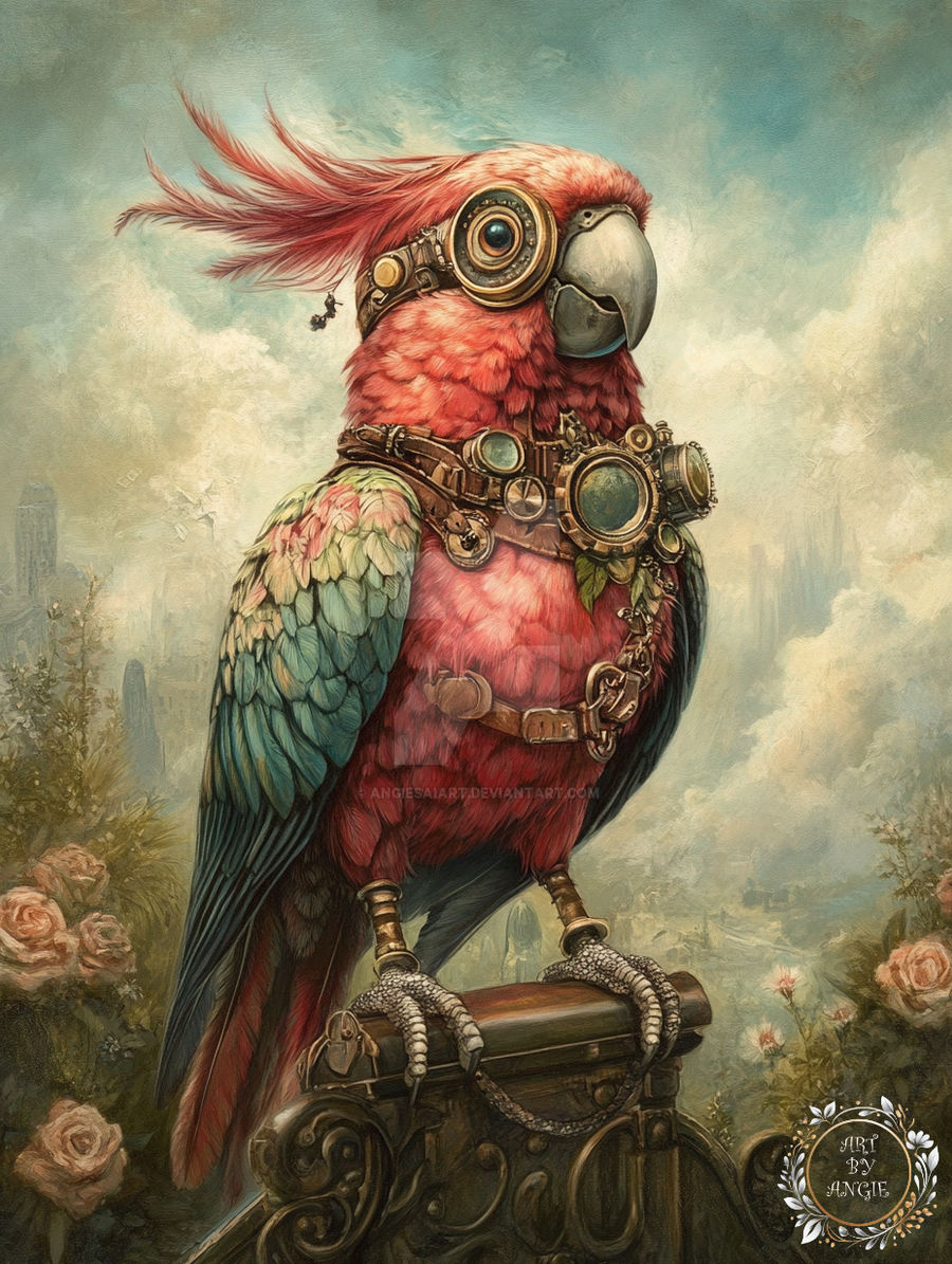 Steampunk Parrot
