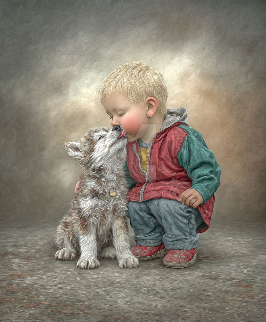 Give us a kiss !