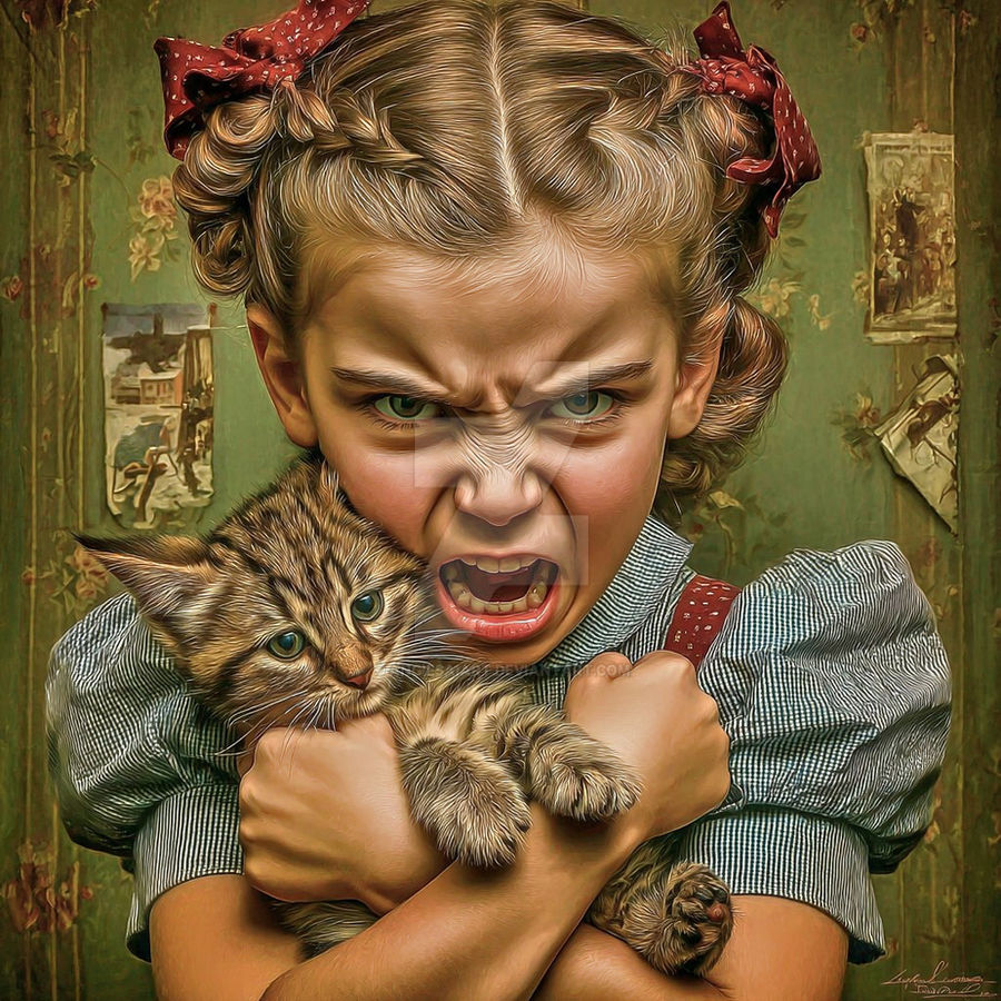 Do NOT touch my kitten!