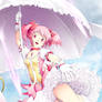 Madoka in a Light Drizzle