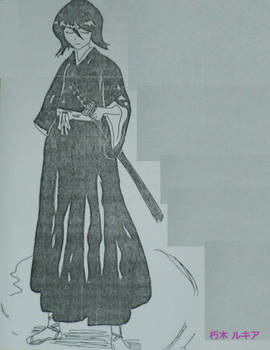 random drawings: Kuchiki Rukia