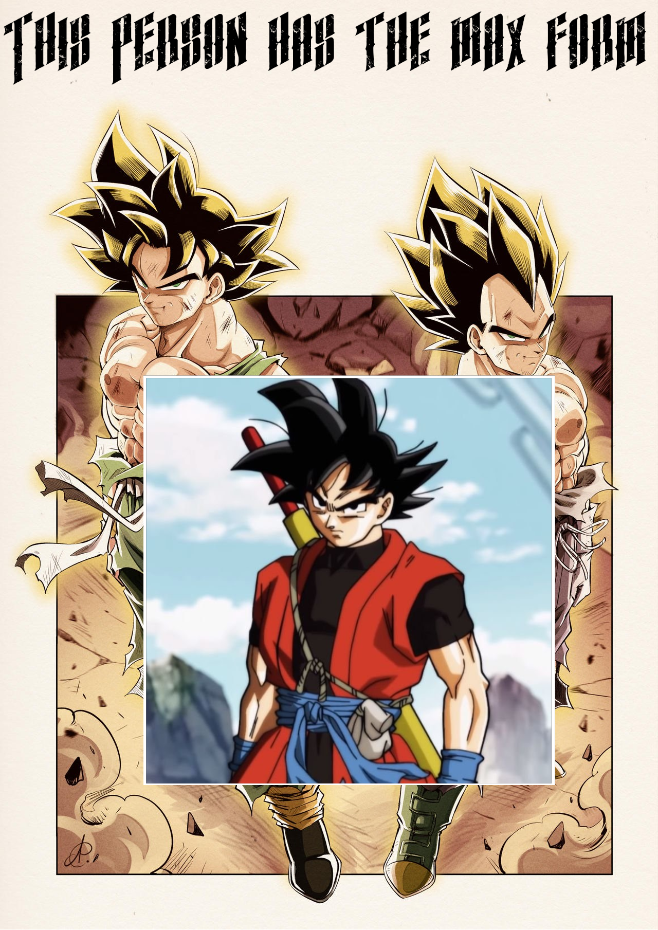 Xeno Goku has the Max Form