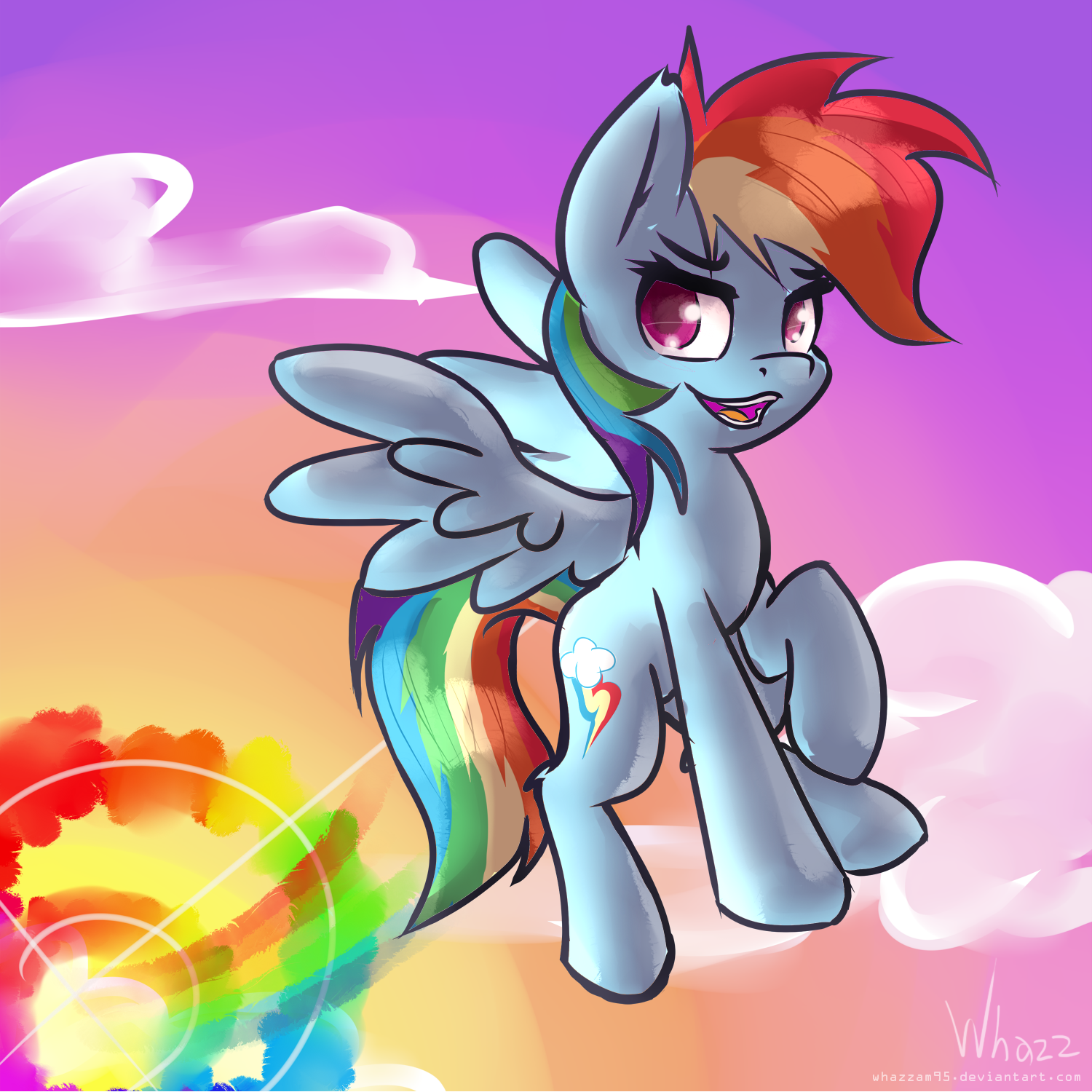 Speedpaint #1 - Rainbow Dash