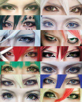 Cosplay eyes make up collection