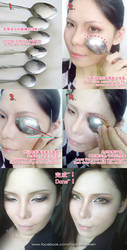 Cosplay Eyes Makeup / Fake double eyelid tutorial