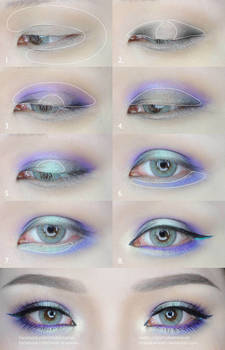 Green and Purple Eyes Makeup Tutorial