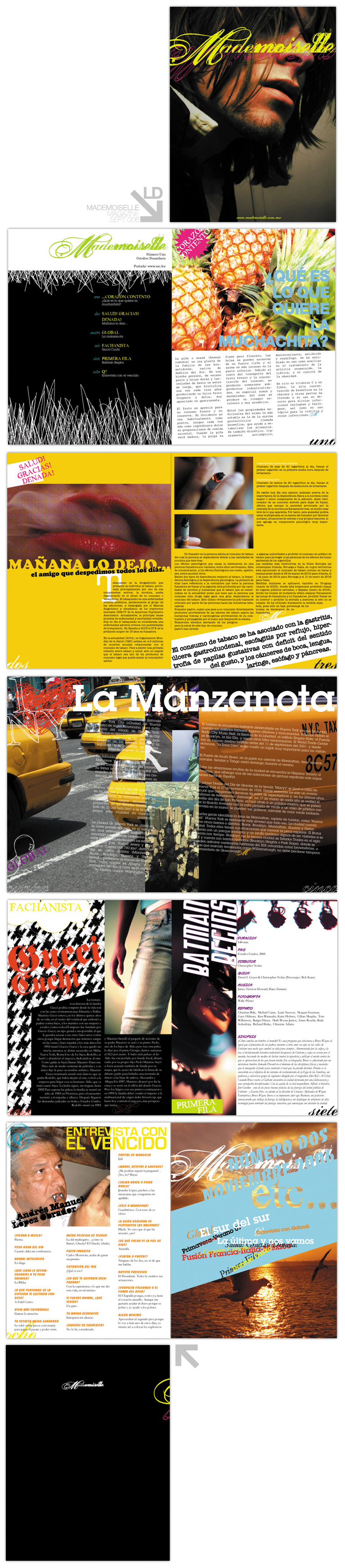 Mademoiselle Magazzine.