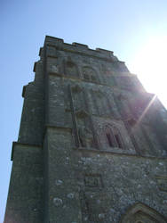 Sun on Glastonbury Tor