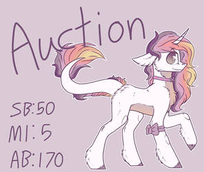 Sunset Unicorn~ MLP OC Auction! (Closed)