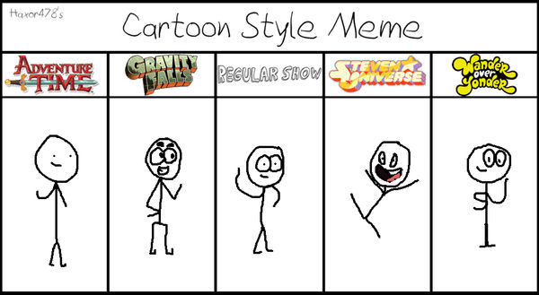 My Cartoon Style Meme by 1caya on DeviantArt
