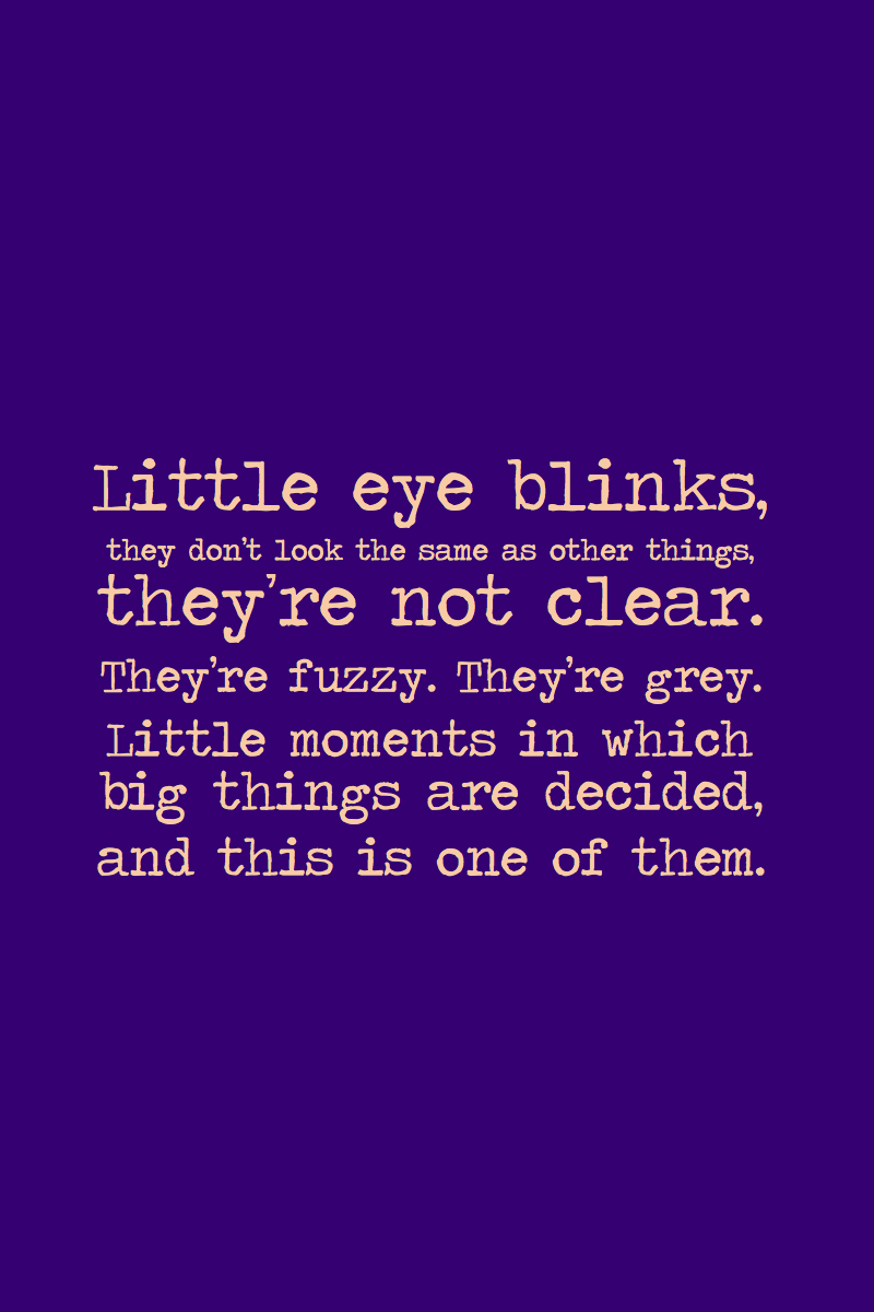 Little Eye Blinks