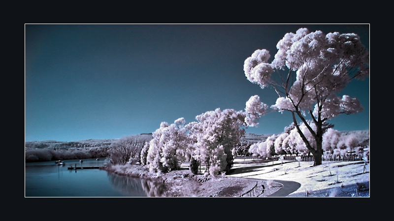 Tailrace Park, Tasmania IR by parablev