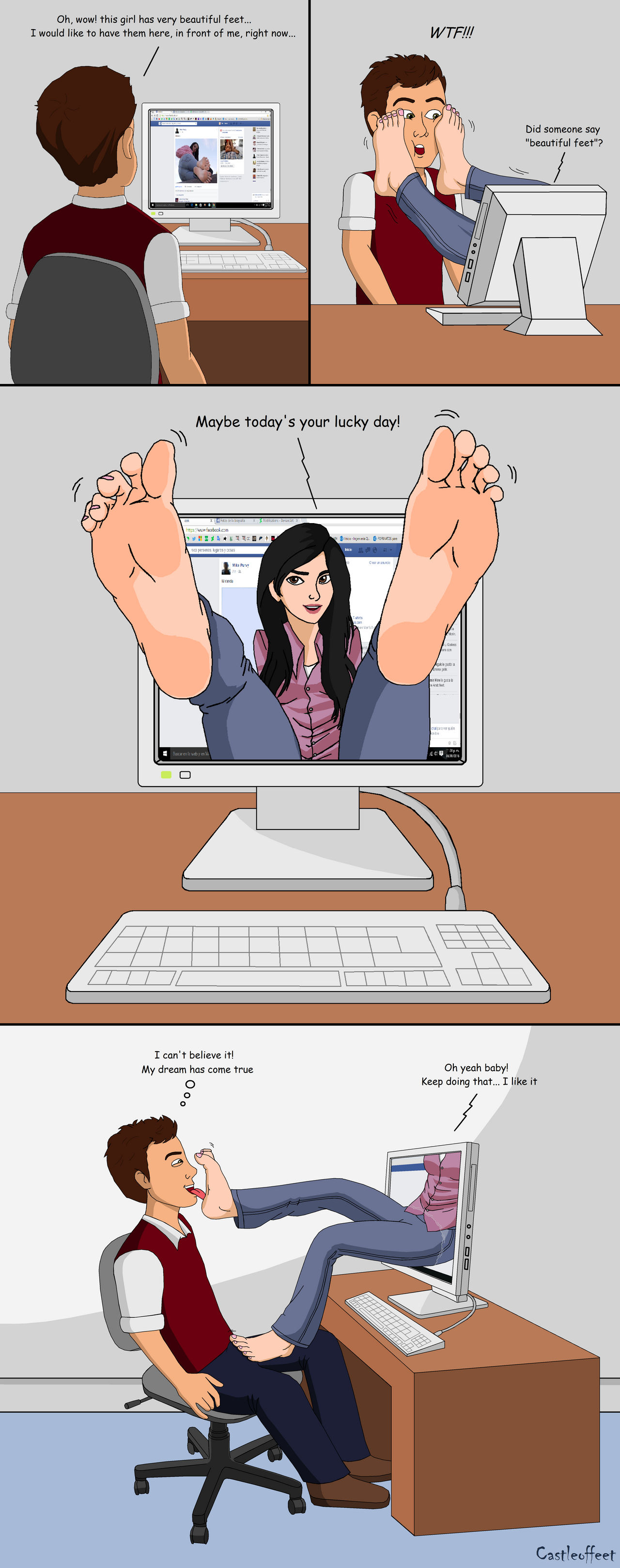 Feet Lock Screen Feet from the screen by Castleoffeet on DeviantArt