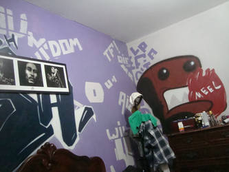 My bedroom walls.