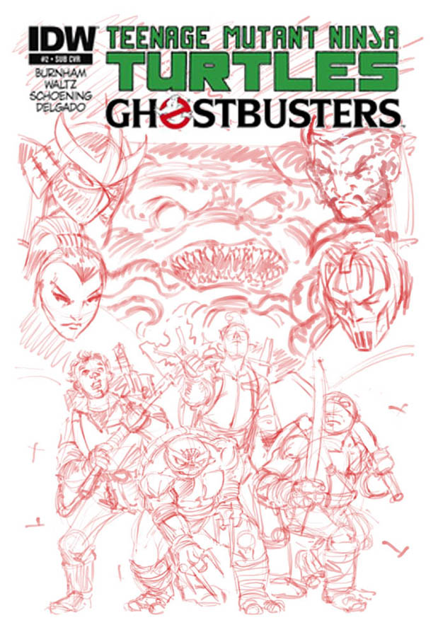 Teenage Mutant Ninja Turtles - Ghostbusters cover