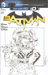 Harley Quinn Sketchcover Commission