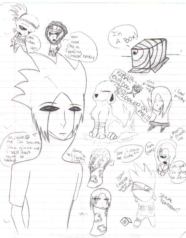 naruto doodles