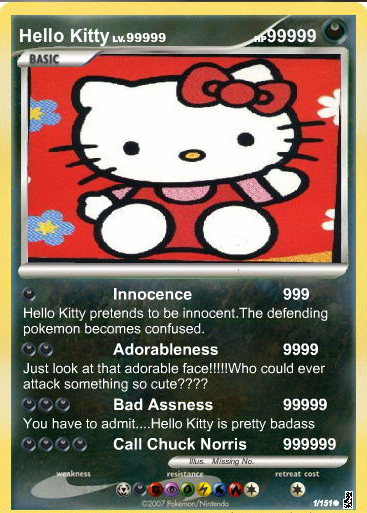 hello kitty pokemon card Pokemon Hello Kitty Pokemon