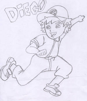 Go Diego Go Sketch