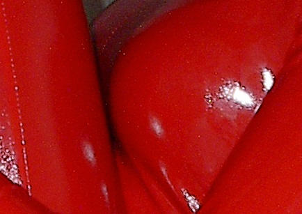 Abstract Red Latex