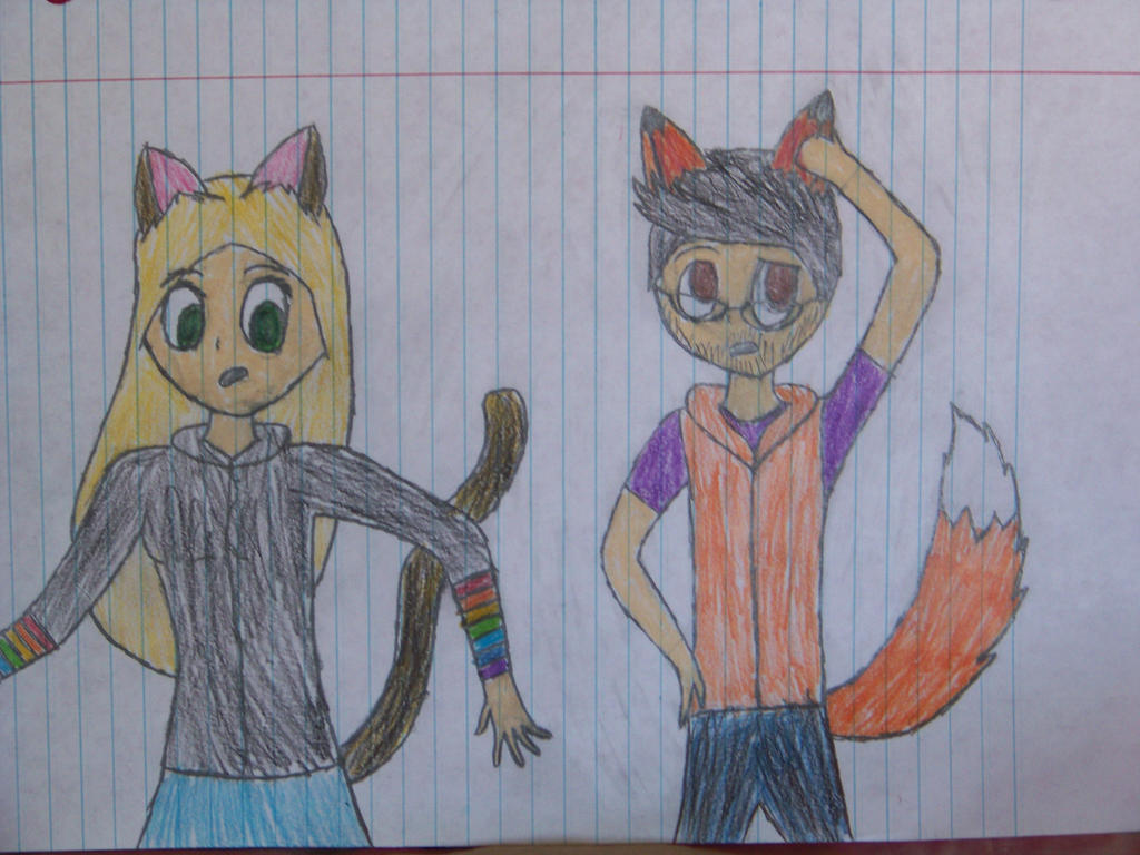 Slyfox And Kala As Their Hoodies Animals