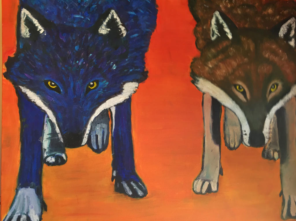 Multiple Wolves Art Two wolves by loboyote on DeviantArt
