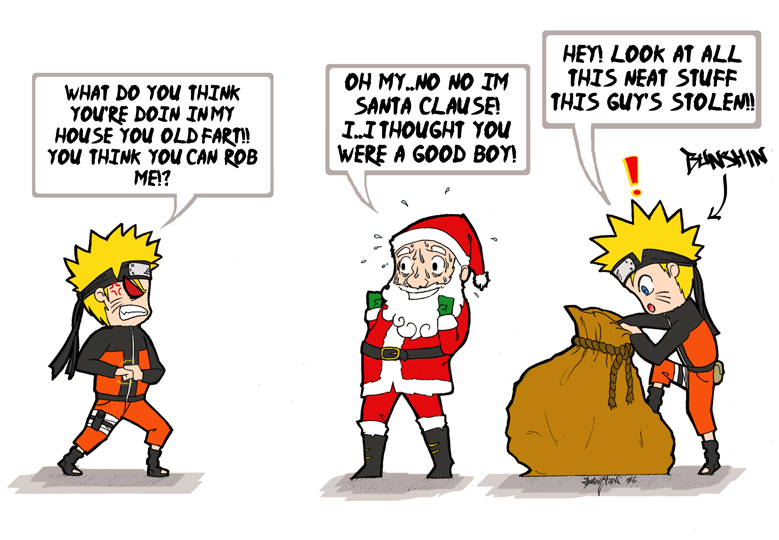 Naruto Meets Santa By 3xiled On DeviantArt