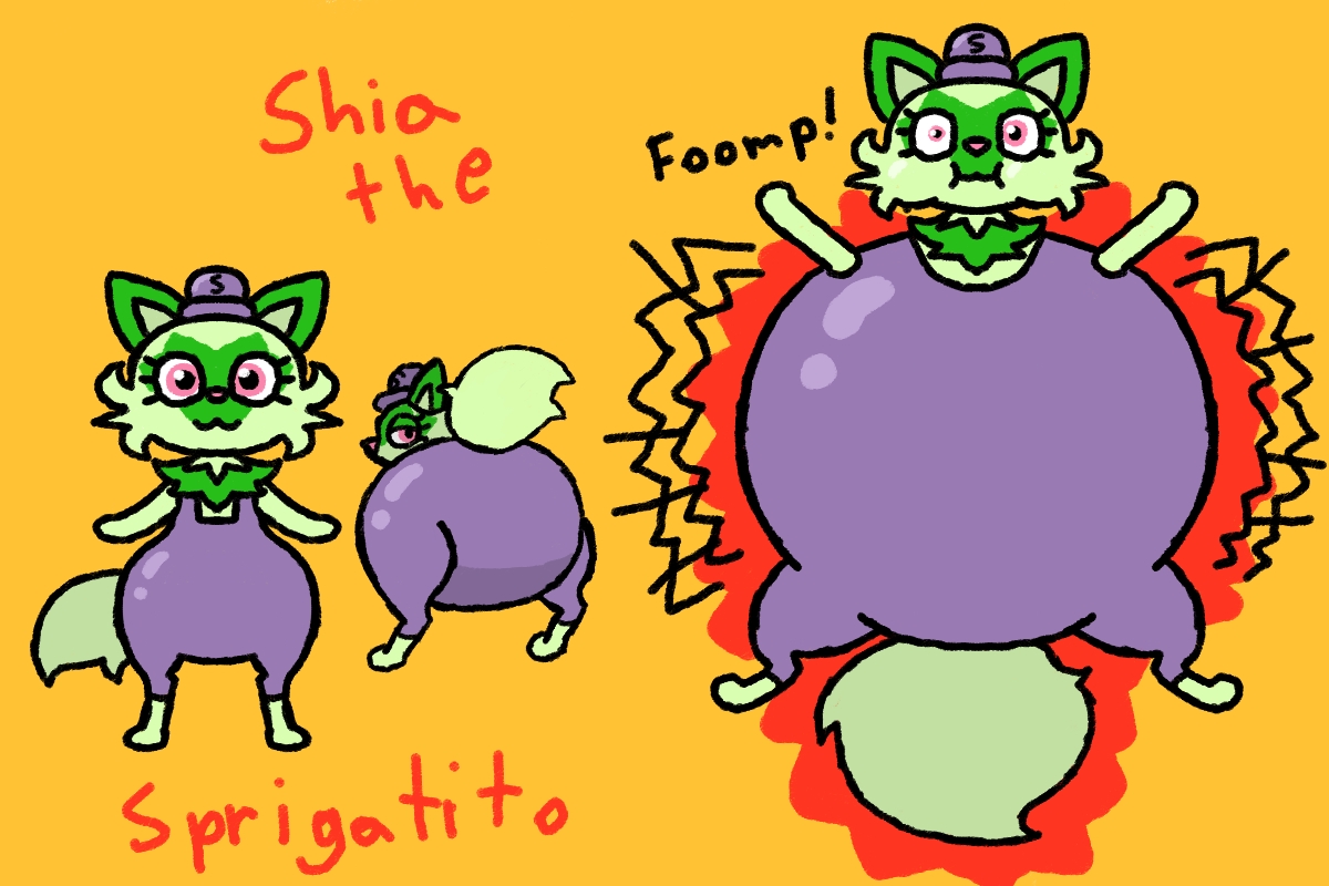 Shia the Sprigatito by eternalJonathan on DeviantArt