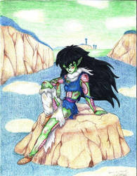 Ikari on Namek