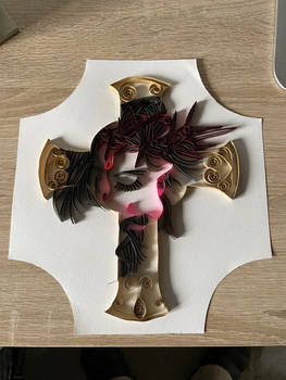 Christ cross quilling