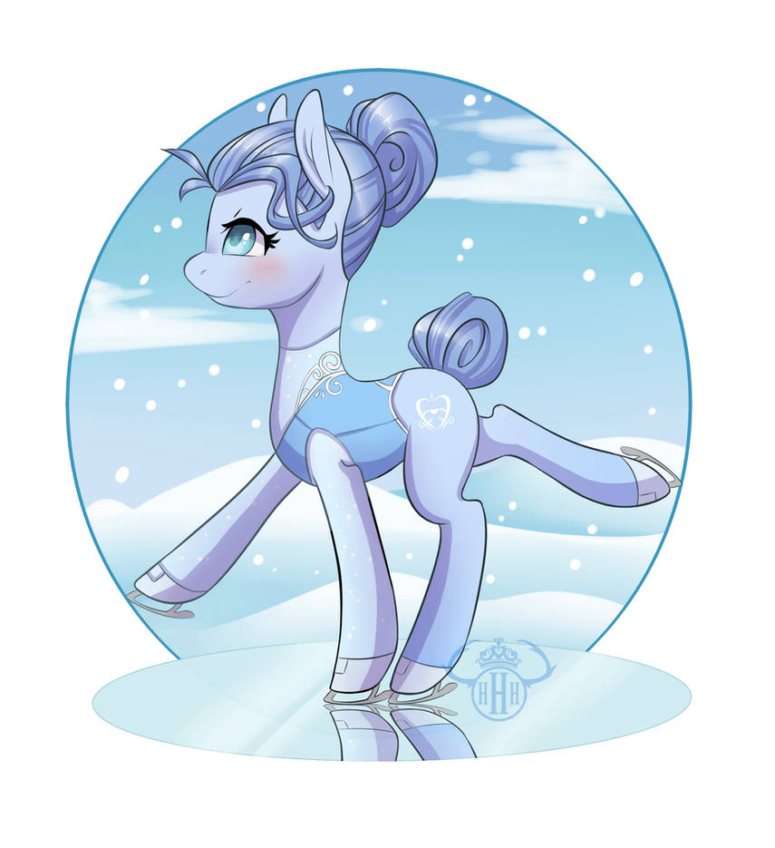 Ice Mlp Rd Commission - Ice Pony by HerHornedHighness on DeviantArt