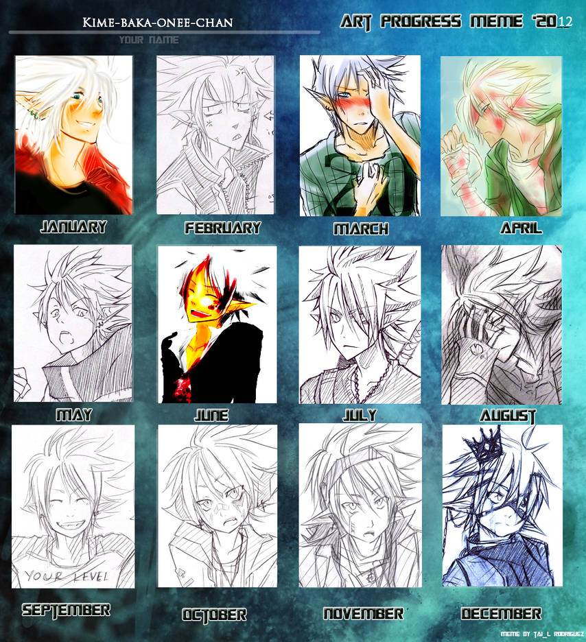 Meme of Art Progress by Kime-baka-onee-chan on DeviantArt