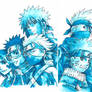 Minato and Kakashi Team - with felt pen