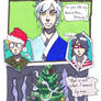 Boruto - Christmas - Mitsuki decorating Christmass