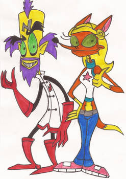 A mad scientist and a bandicoot