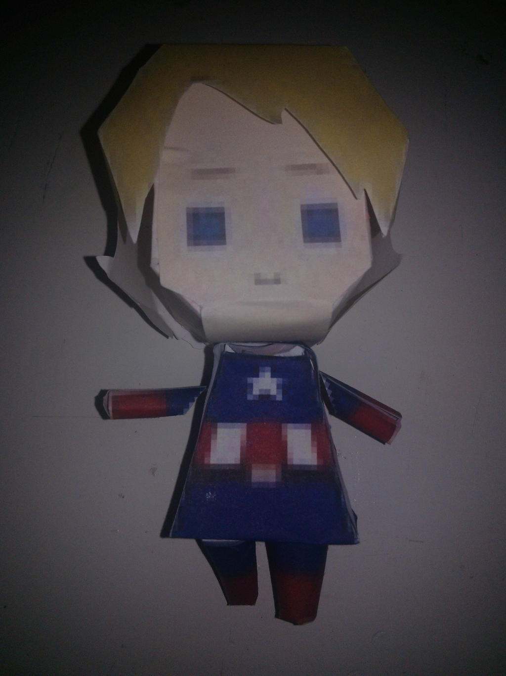 Captain America Papercraft by GinervraWeasley on DeviantArt