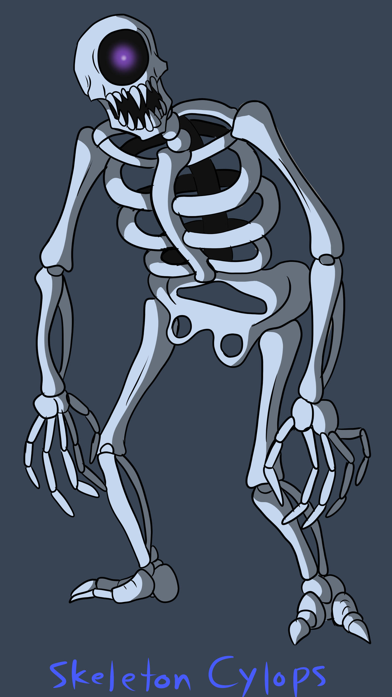Cyclopes Skeleton Skeleton Cyclops by JomCna on DeviantArt